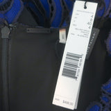 Elie Tahari Bellamy Long Sleeve Lace Dress Blue/Black Size 4 NEW