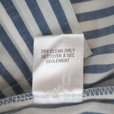 TWP Dude Striped Button Down Shirt White/Blue Size Extra Small/Small