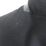 The Row Croc-Embossed Elbow Patch Blazer Black Size 4 Two-Button Jacket