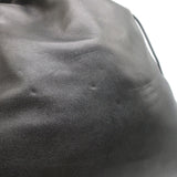 Prada Astrology Medium Crossbody Drawstring Bucket Bag Black Leather