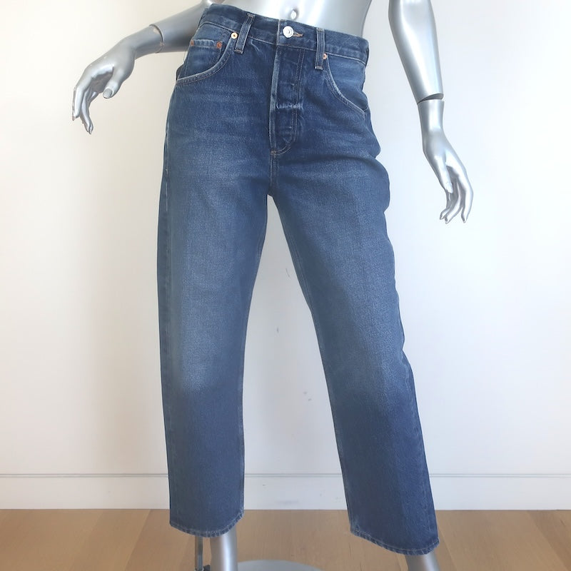 Citizens of Humanity Dahlia Bow Leg Jeans Baby Roll Blue Denim Size 25 NEW