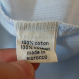 Hartford Button Down Shirt Light Blue Pinstripe Cotton Size 1 Long Sleeve Top