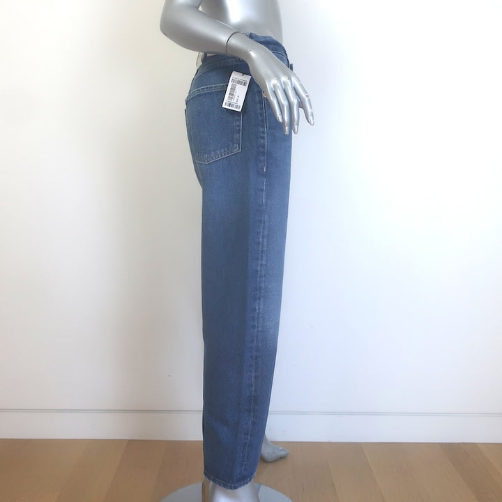 Citizens of Humanity Dahlia Bow Leg Jeans Baby Roll Blue Denim Size 25 NEW