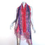 Missoni Foulard Striped Fringe Scarf Red/Purple