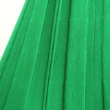 Alexander McQueen Sleeveless Ruffled Knit Maxi Dress Green Cotton Size Small