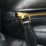 Prada Astrology Medium Crossbody Drawstring Bucket Bag Black Leather