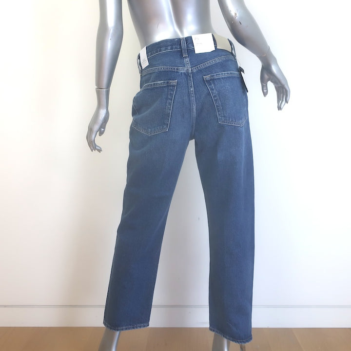 Citizens of Humanity Dahlia Bow Leg Jeans Baby Roll Blue Denim Size 25 NEW