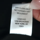 Cami NYC Maureen Lace-Inset Satin Midi Dress Black Size 4