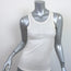 The Row Tank Top Ivory Semi-Sheer Ribbed Jersey Size Small