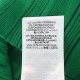 Alexander McQueen Sleeveless Ruffled Knit Maxi Dress Green Cotton Size Small