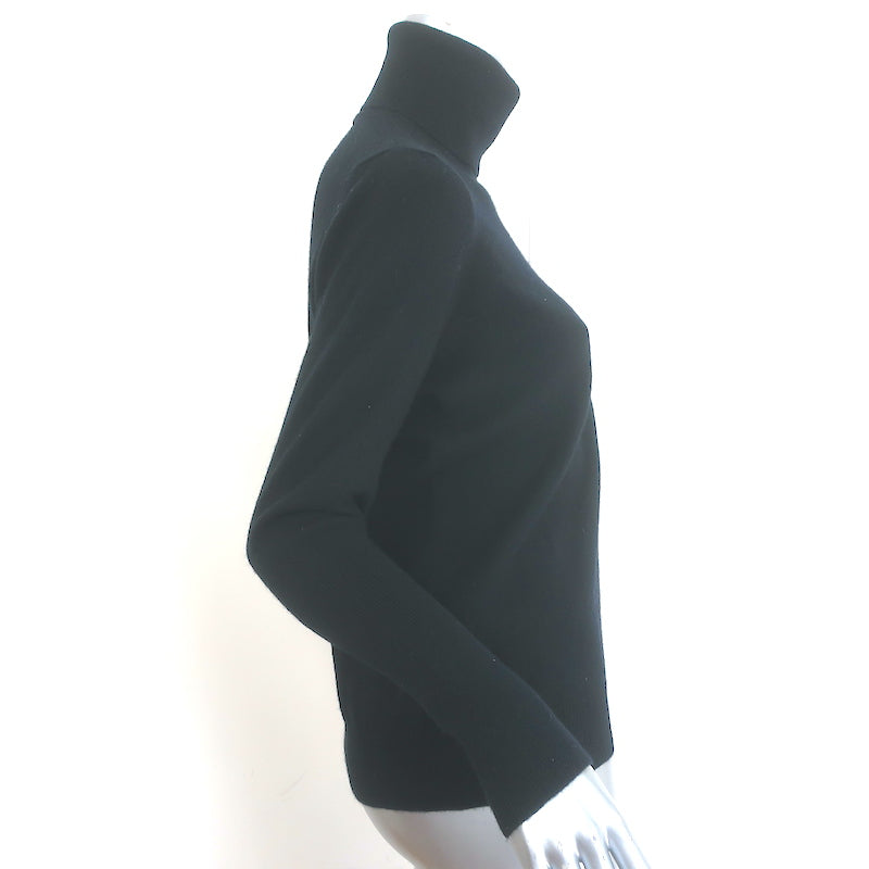 Jil Sander Cashmere Turtleneck Sweater Black Size 36