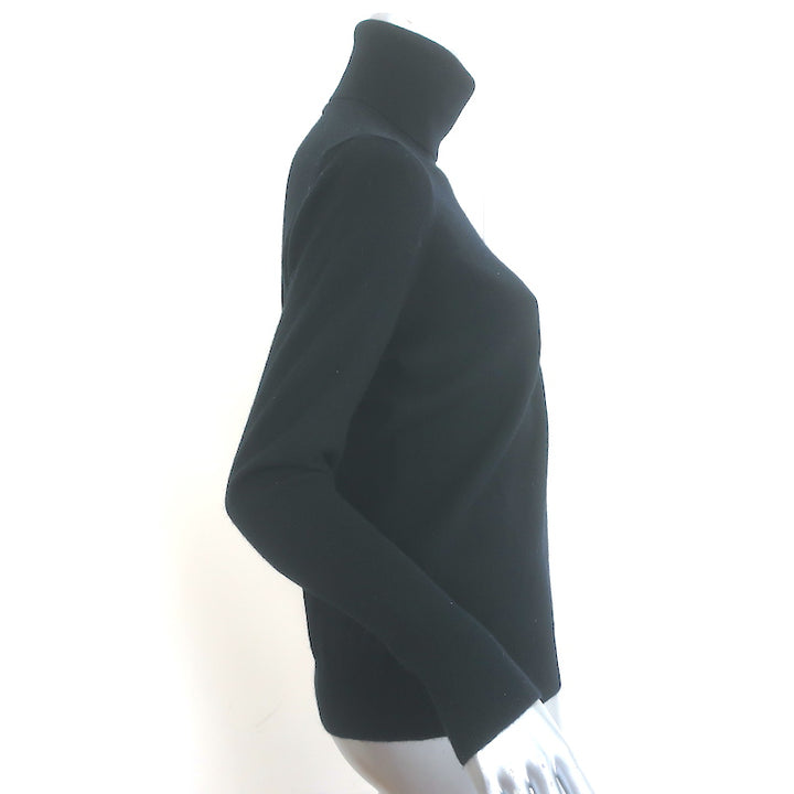 Jil Sander Cashmere Turtleneck Sweater Black Size 36