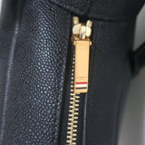 Thom Browne Hector Dog Bag Black Grained Leather