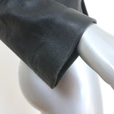 Comme des Garcons Cropped Leather Jacket Black Size Small