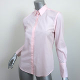 JED Button Down Shirt Pink Pinstripe Cotton Size Extra Small Long Sleeve Top