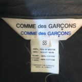 Comme des Garcons Cropped Leather Jacket Black Size Small