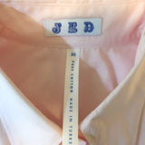 JED Button Down Shirt Pink Pinstripe Cotton Size Extra Small Long Sleeve Top
