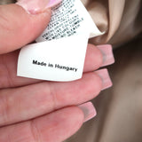 Philosophy di Alberta Ferretti Double Breasted Cape Jacket Beige Size US 6