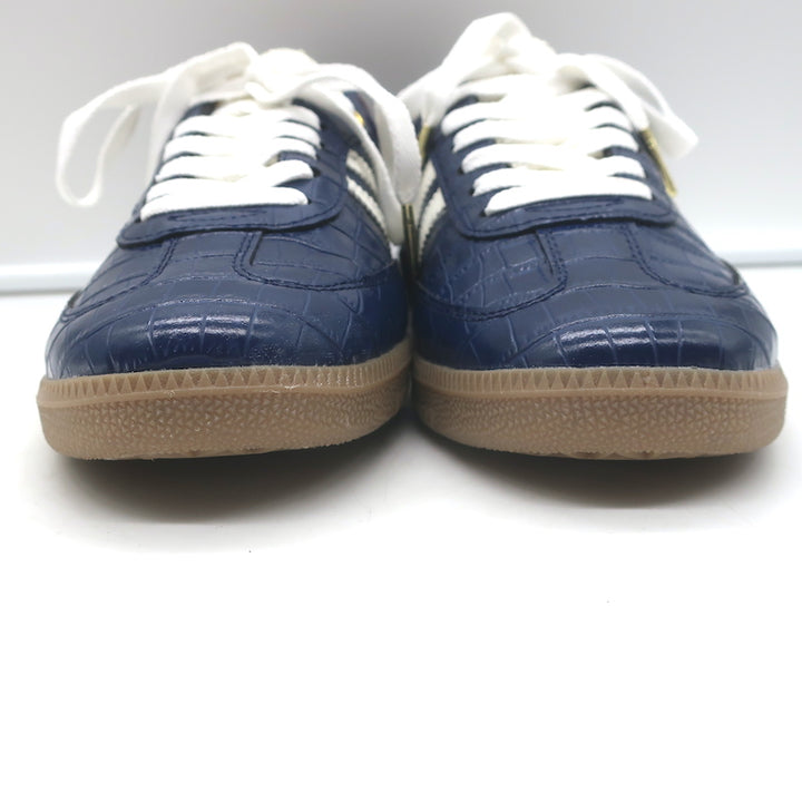 Adidas x Wales Bonner Samba Low Top Sneakers Collegiate Navy Croc Size Men&