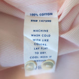 JED Button Down Shirt Pink Pinstripe Cotton Size Extra Small Long Sleeve Top