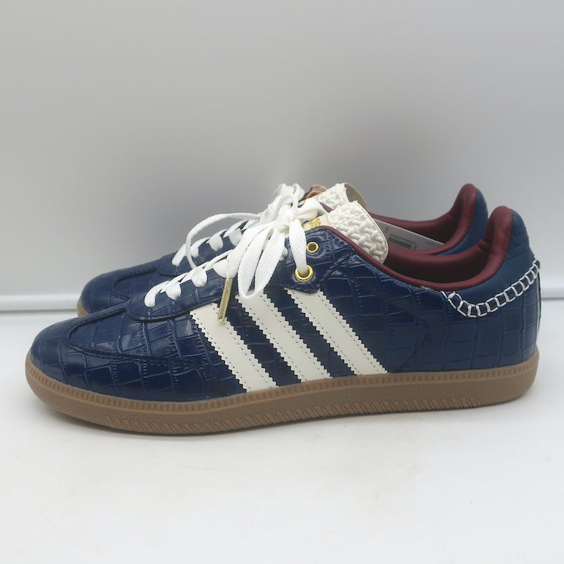 Adidas x Wales Bonner Samba Low Top Sneakers Collegiate Navy Croc Size Men&