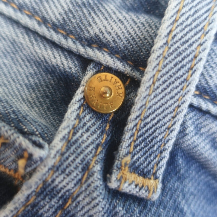 KHAITE Kyle Straight Leg Jeans Medium Blue Denim Size 26