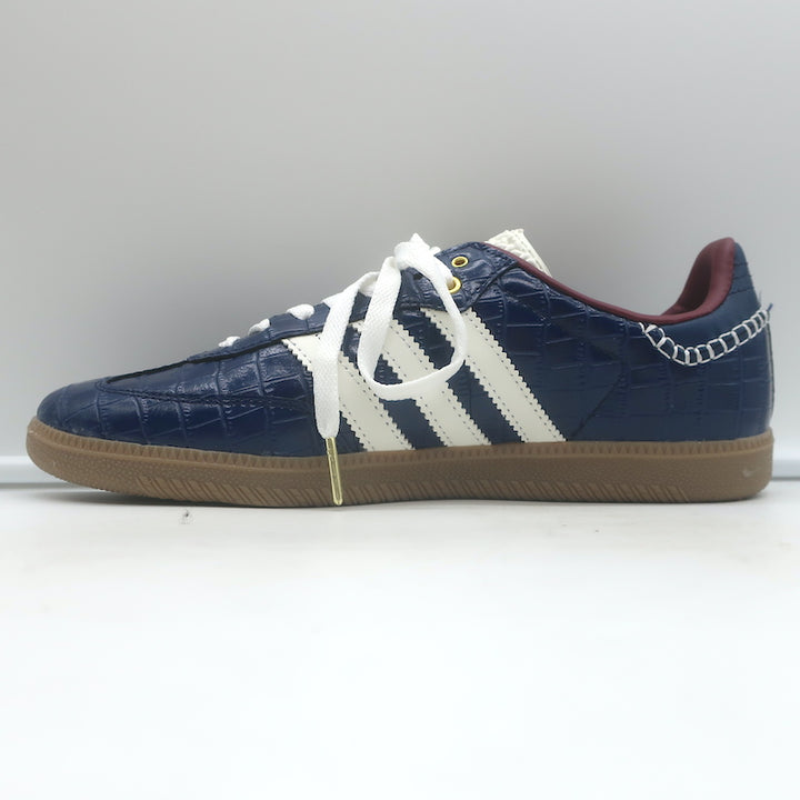 Adidas x Wales Bonner Samba Low Top Sneakers Collegiate Navy Croc Size Men&