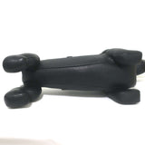 Thom Browne Hector Dog Bag Black Grained Leather