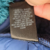 Aviator Nation Teddy Half-Zip Colorblock Pullover Jacket Capri Blue Size Medium