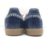 Adidas x Wales Bonner Samba Low Top Sneakers Collegiate Navy Croc Size 9 NEW