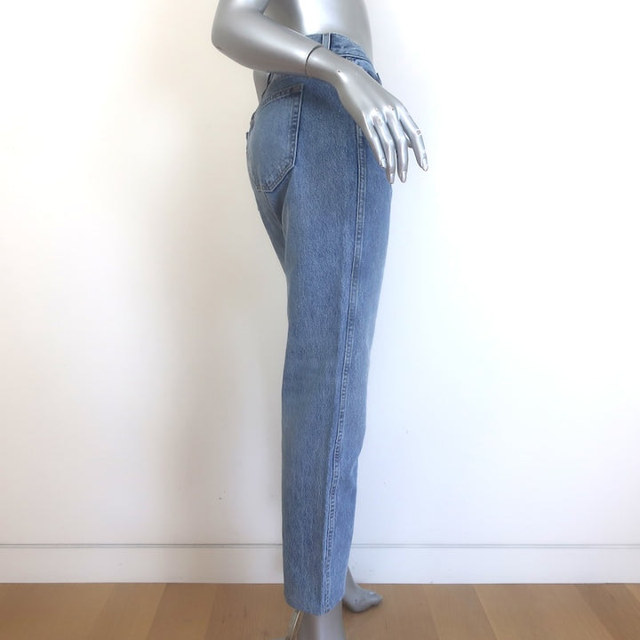KHAITE Kyle Straight Leg Jeans Medium Blue Denim Size 26
