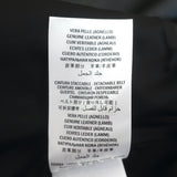 Alexander McQueen Snake-Embossed Leather Biker Jacket Black Size 48 NEW