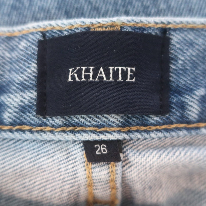 KHAITE Kyle Straight Leg Jeans Medium Blue Denim Size 26