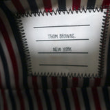 Thom Browne Hector Dog Bag Black Grained Leather