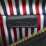 Thom Browne Hector Dog Bag Black Grained Leather