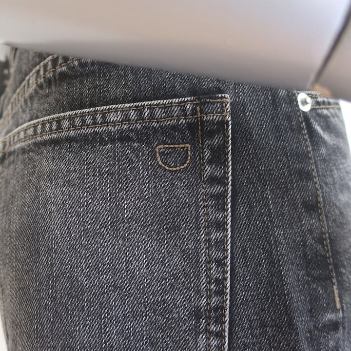 DISSH Reagan 2.0 Slouchy Jeans Washed Black Size US 2 NEW