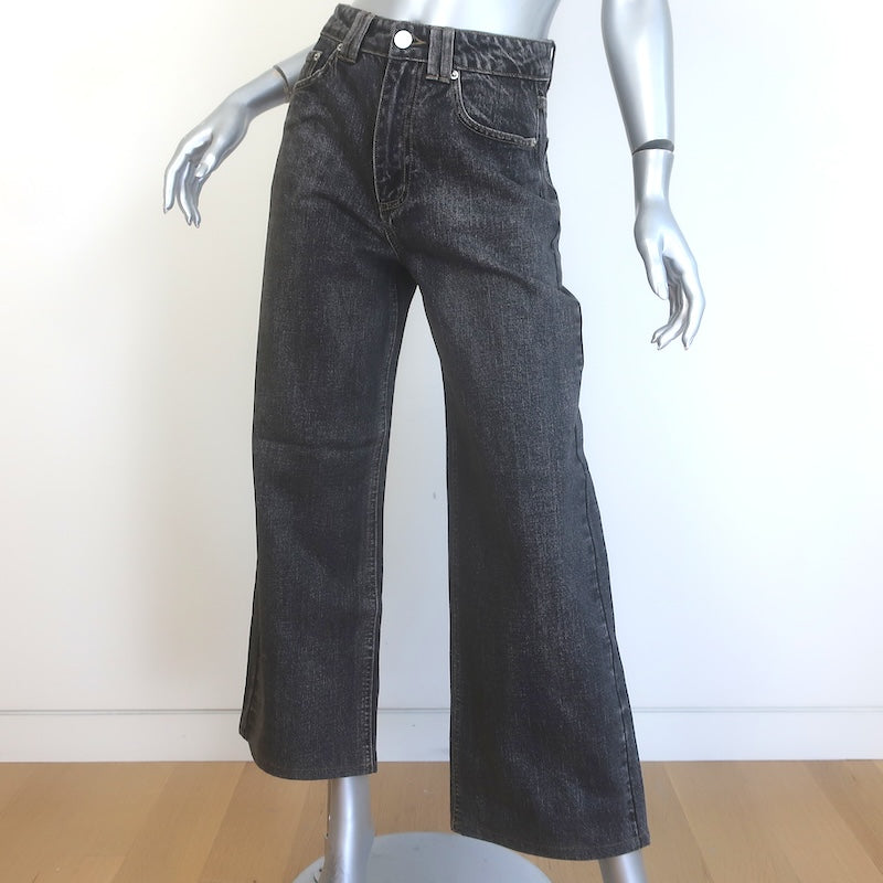 DISSH Reagan 2.0 Slouchy Jeans Washed Black Size US 2 NEW