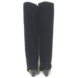 Isabel Marant Etoile Robby Knee High Boots Black Suede Size 38