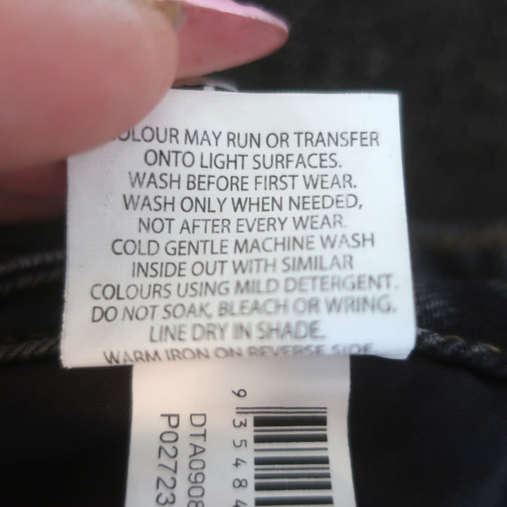 DISSH Reagan 2.0 Slouchy Jeans Washed Black Size US 2 NEW