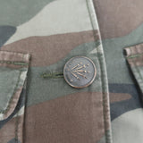 Rag & Bone Leigh Camouflage Utility Jacket Army Green Size 2