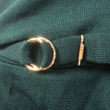 St. John Essentials Santana Knit Three-Piece Skirt Suit Emerald Size 6/Small