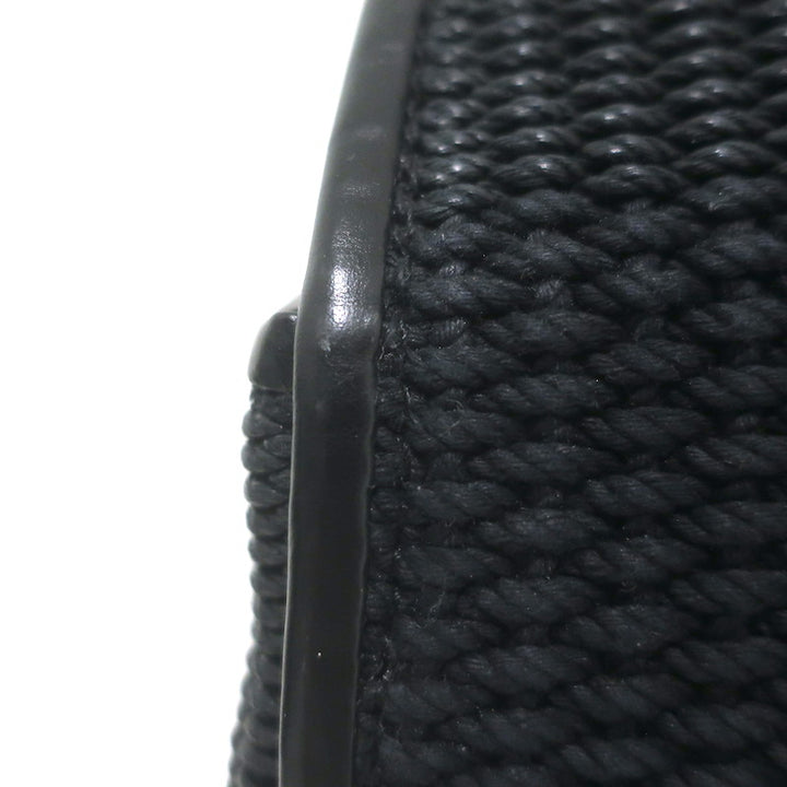 Ralph Lauren Ricky 50 Weekender Bag Black Raffia &amp; Leather