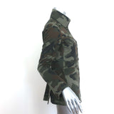 Rag & Bone Leigh Camouflage Utility Jacket Army Green Size 2