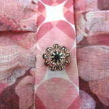 Zimmermann Concert Scalloped Shirt Pink Floral Print Organza Size 1 NEW