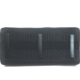 Ralph Lauren Ricky 50 Weekender Bag Black Raffia & Leather