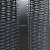 Ralph Lauren Ricky 50 Weekender Bag Black Raffia & Leather
