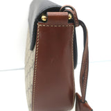 Gucci Sylvie Padlock GG Supreme Medium Crossbody Bag Brown & Black Leather