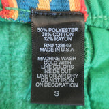 Aviator Nation Bolt Stripe Lounger Shorts Kelly Green Size Small