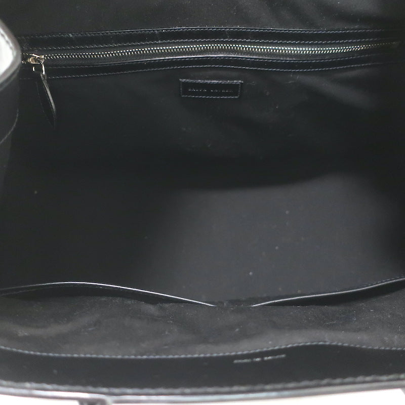 Ralph Lauren Ricky 50 Weekender Bag Black Raffia &amp; Leather