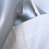 Dolce & Gabbana Sheath Dress White Stretch Cotton Size 44